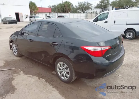 2014 Toyota Corolla Le z USA, uszkodzony, nr VIN 2T1BURHE8EC174008